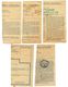 Czechoslovakia Bohemia & Moravia 1941-44 5 Parcel Cards Prostějov / Prossnitz - Covers & Documents