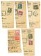 Czechoslovakia Bohemia & Moravia 1942/1944 11 Parcel Cards, Hitler Stamps - Briefe U. Dokumente