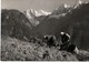 Kartoffelernte Bei Soglio - Blick In Die Scioragruppe ( Carte 15 X 10 Cm) - Soglio