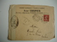 Lettre Ouverture Censure Militaire Enveloppe Commerciale Chapuis Thonon Les Bains Pour Toulouse Guerre 14.18 - Guerre De 1914-18