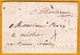 1761 - Lettre-parchemin De Neuville, Nièvre Vers Beaune, Côte D'Or - Mention Manuscrite "Seurre" - Règne Louis XV - 1701-1800: Vorläufer XVIII