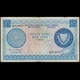 CYPRUS 1969 FIVE POUNDS BANKNOTE F+ - Cyprus