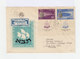 Israël. 1952. Timbres Avec Tablette Sur Enveloppe 1er Jour. Exposition Philatélique D'Haïfa; (529) - Poste Aérienne