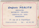 Petit Calendrier 1977 De La   Confiserie PRALITE à Toulouse - Small : 1971-80