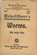 Miniatur-Bibliothek Nr. 959 - Reiseführer Worms Mit Einem Plan - 8cm X 12cm - 32 Seiten Ca. 1910 - Verlag Für Kunst Und - Autres & Non Classés