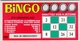 FDJ BINGO CARTONNE UNIFACE FRANCE LOTO PUBLICITÉ SUR LES LIEUX DE VENTE 10,4X6cm - NOTRE SITE Serbon - Billets De Loterie