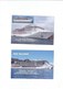 CRUISE SHIP 4 POSTCARDS  SHIPS OF THE M.S.C.  FLEET - Other & Unclassified