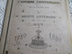 Huy, Menu Du 100 Eme Anniversaire De La Societe Litteraire En 1880 - Menus