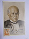 Domingo Faustino Sarmiento-Carte Avec Timbre Et Oblitération "Primer Congreso Filatelico Argentino" - Argentine