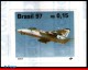 Ref. BR-2619-23 BRAZIL 1997 PLANES, AVIATION, BRAZILIAN AIRPLANES,, TUCANO, BRASILIA, MI# 2740-44,MNH 5V Sc# 2619-2623 - Unused Stamps