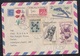 CZECHOSLOVAKIA, 1971,  Airmail Cover To India With 6 Stamps  Incl 1964 Winter Olympics 3v Set Complete + 1 Label, # 323 - Enveloppes