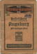 Miniatur-Bibliothek Nr. 972 - Reiseführer Augsburg Mit Farbigem Plan Von H. Caspary - 8cm X 12cm - 40 Seiten Ca. 1910 - - Otros & Sin Clasificación