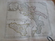 Carte Atlas Vaugondy 1778 Gravée Par Dussy 40 X 29cm Mouillures Italie Italia Naples Sicile - Geographische Kaarten