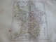 Carte Atlas Vaugondy 1778 Gravée Par Dussy 40 X 29cm Mouillures France Haut Et Bas Rhin Franconie Souabe - Carte Geographique