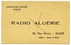 QSL : RADIO ALGERIE - AYLESBURY, ENGLAND, 1958 - Radio