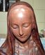 GROSSE SCULPTURE PLÂTRE BUSTE FEMME VIERGE MADONE 1920/1930 SIGNE  R. SCALI RARE - Other & Unclassified