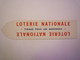 MARQUE-PAGES  PUB  " LOTERIE NATIONALE "    - Marque-Pages