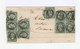 10 Types  Louis Napoléon 1 C  Olive Sur Lettre Dont Un Bloc De 4 Abîmé. (533) - 1849-1876: Période Classique