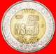 # SUN STONE: MEXICO ★ 5 NEW PESOS 1993! LOW START ★ NO RESERVE! - Mexico