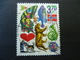 TIMBRE NORVEGE N° 1221  ANIMAUX PAPILLON TIGRE POISSON  COEUR  CHIEN MUSIQUE  DRAPEAU - Used Stamps