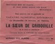 Papillon Publicitaire/ Théatre Du Petit Monde/ La Soeur De Gribouille/Théatre Municipal D'Epernay/HUMBLE/1930    PROG171 - Publicité Cinématographique