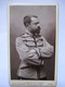 Photographie CDV- Photo Originale Fin XIX ème Militaire N°2 Sur Col - Chasseur ? Dragon ?  ( Voir Annonce ) TBE - Guerre, Militaire