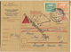 Brief Berlin - Nachnahme 34 Pf. Bauten (Hundesteuer) - Ortskarte 1952 - Briefe U. Dokumente