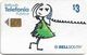 Ecuador - Bell South - Cartoon Girl On Phone - 2002, 3$, Used - Ecuador