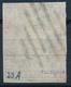 23A / 14lb Strubel 10 Rappen, Blau Mit Grober Gitterraute  Visiert Rellstab - Used Stamps