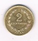 2 CENTAVOS 1974 EL SALVADOR /3464G/ - El Salvador