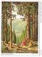 Allemagne Germany 1935 "Deutscher Wald" Bild-PK Mit Mi-Nr.598-599 Mit O Stuttgart 4.12.35 Nach Winterthur (portogerecht) - Bäume