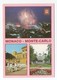 MONACO MULTIVUES - FEU D'ARTIFICE - FLAMME GOLF 1969 - ÉDITIONS MOLIPOR N° 352 - FIREWORKS - Panoramic Views