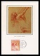 Timbre France Encart Fdc Sur Soie Tableau De Charles Le Brun  N° 1742 - 1970-1979