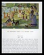 Timbre France Encart Fdc Sur Soie Tableau De Seurat N° 1588 - 1970-1979