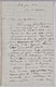 Une Lettre De 1856 De "Butler' à Bord Du Navire De Guerre «Bisson», Au Capitaine Mouches..   Ref 0537 - Other & Unclassified