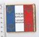 DRAPEAU 1° RI REGIMENT D' INFANTERIE   En Métal Doré - Drapeaux