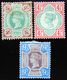 GREAT BRITAIN 1887 4d,4.5d,9d Queen Victoria MLH - Ungebraucht