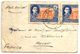 Iran 1951 Mini-Cover Tehran To Rouen France W/ Scott 925, Pair - Iran