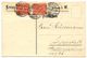 Germany 1922 Postcard Bünde To Lippstadt, Scott 188 3m. Post Horn X 2 - Briefe U. Dokumente