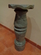 Delcampe - Columna, Pedestal En Mármol Gris. 65 Cm Altura. - Otros & Sin Clasificación