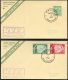 1943 7 X Manila Japanese Military Police Censor First Day Postcards - Philippines