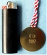 Medaille / Plakette  Landesmeisterschaft Tanzsportverband 1987  -  Ca. 41 Mm Durchmesser - Sonstige & Ohne Zuordnung