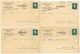 Germany 1929 4 Postcards Bielefeld - J. Windmüller & Co. To Bünde, Scott 370 - Covers & Documents