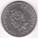 Polynésie Française. 20 Francs 1970, En Nickel - Französisch-Polynesien