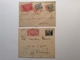 Regno D‘ Italia ESPRESSO ROMA 1906 Red Postmark > France + LIVORNO Blue Pmk (lettera Cover Express - Exprespost