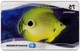 KAZAKHSTAN KAZAKTELECOM 75 UNITS CHIP PHONECARD TRANSPARENT TELEPHONE CARD UNDERWATER FAUNA YELLOW FISH - Kazakhstan