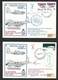 Nouvelle-Zélande 6 Lettres Signés Operation Icecube Scott Base Ross Dependency Antarctique 1976 Antarctica Signed Covers - Luftpost