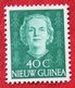 40 Ct Koningin Juliana En Face NVPH 14 1950 MH / Ongebruikt NIEUW GUINEA NIEDERLANDISCH NEUGUINEA NETHERLANDS NEW GUINEA - Niederländisch-Neuguinea