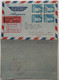 Schweiz 1960 Viererblock 366 „AU ZÜRICH 1962“ BEDARFS EXPRESS AEROGRAMME>  USA (cover - Briefe U. Dokumente