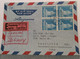 Schweiz 1960 Viererblock 366 „AU ZÜRICH 1962“ BEDARFS EXPRESS AEROGRAMME>  USA (cover - Briefe U. Dokumente